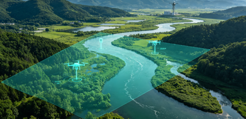 离石区GEO 全域空间监测筑牢生态屏障，空间技术支撑环境治理与灾害防御